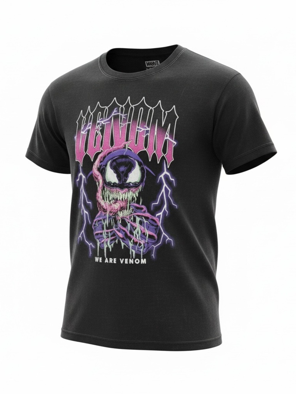 Marvel Venom We Are Venom Graphic Tee Black M 100% Cotton NWOT